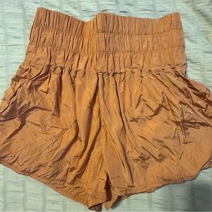 FP Movement by Free People High-Waisted Orange Shorts